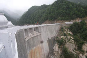 葫芦岛水库大坝堵漏